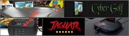 Arcade Cabinet Marquee for Jack Nicklaus Cyber Golf.
