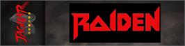 Arcade Cabinet Marquee for Raiden.