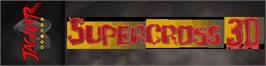 Arcade Cabinet Marquee for Supercross 3d.