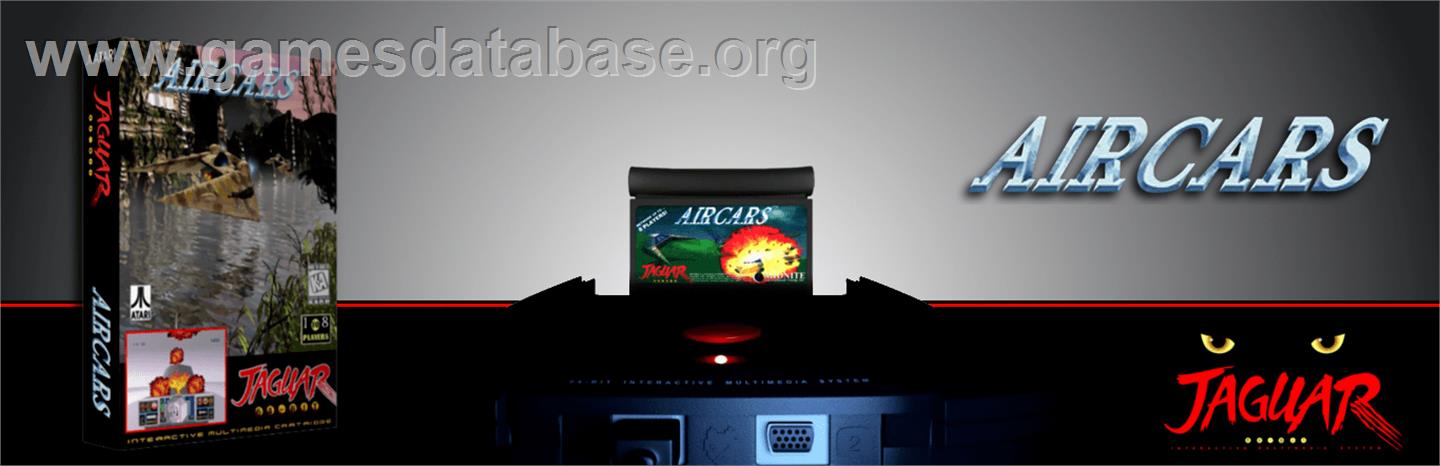 AirCars - Atari Jaguar - Artwork - Marquee