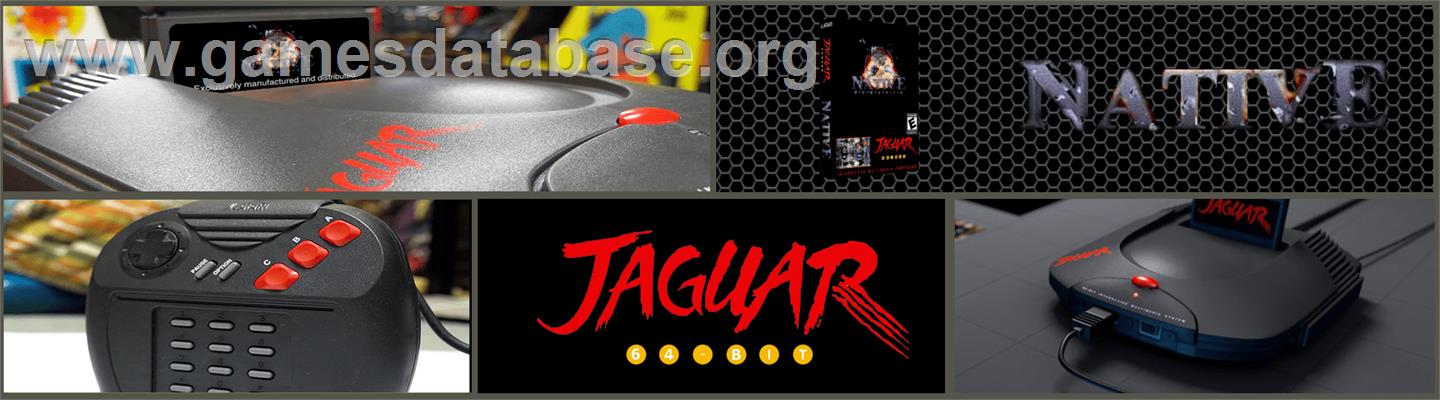 Native - Atari Jaguar - Artwork - Marquee