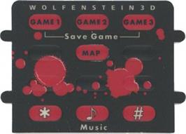 Overlay for Wolfenstein 3D on the Atari Jaguar.