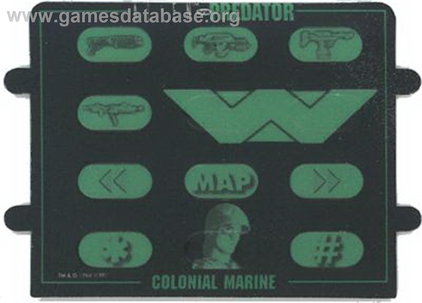 Aliens Versus Predator - Atari Jaguar - Artwork - Overlay