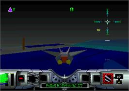 In game image of Cybermorph on the Atari Jaguar.