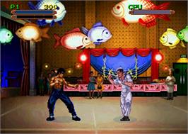 In game image of Dragon - The Bruce Lee Story on the Atari Jaguar.