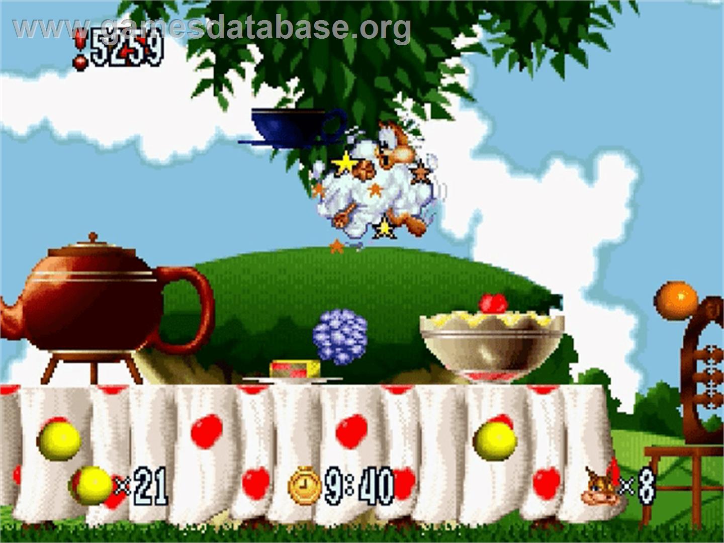 Bubsy In - Fractured Furry Tales - Atari Jaguar - Artwork - In Game