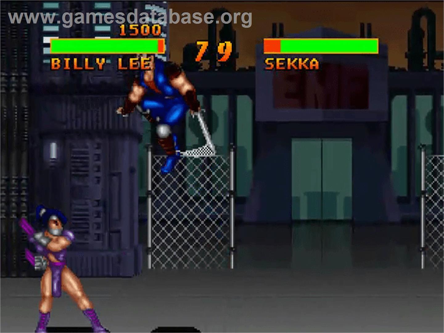 Double Dragon V: The Shadow Falls - Atari Jaguar - Artwork - In Game