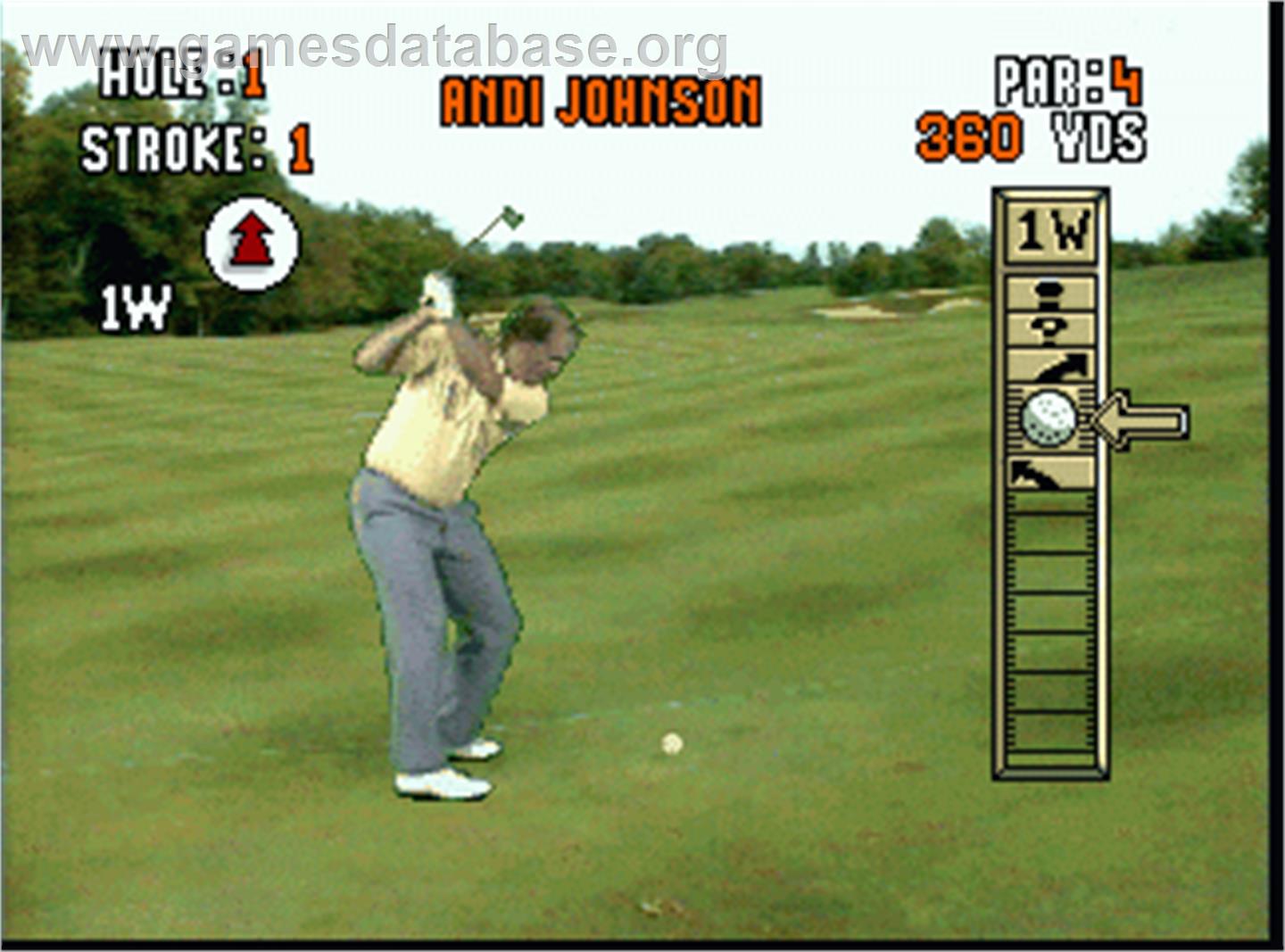 Jack Nicklaus Cyber Golf - Atari Jaguar - Artwork - In Game