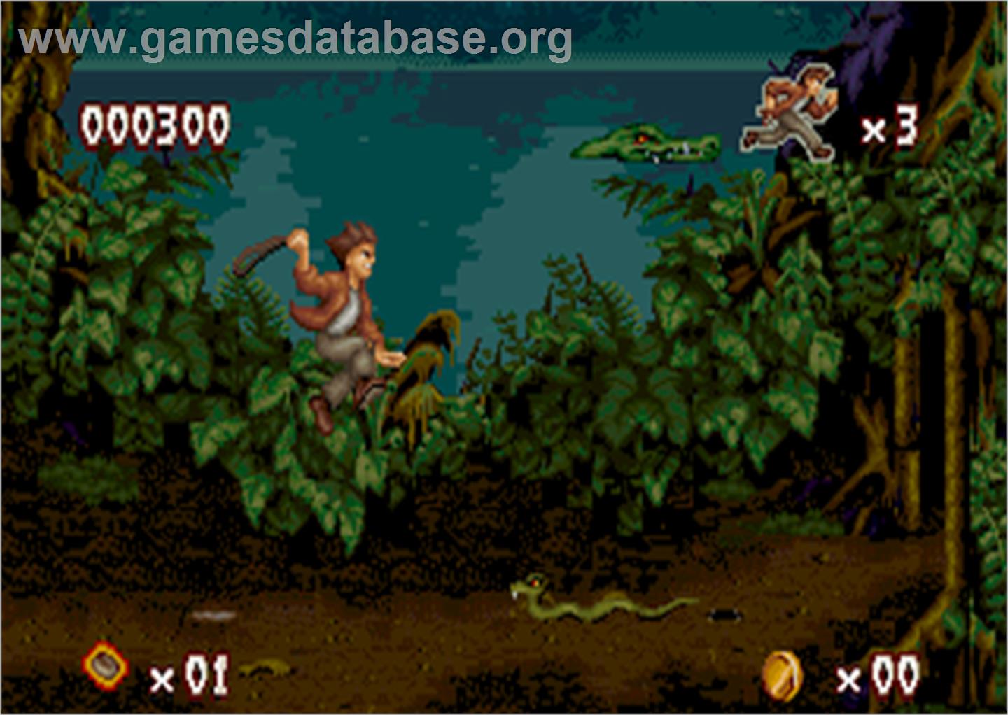 Pitfall - The Mayan Adventure - Atari Jaguar - Artwork - In Game