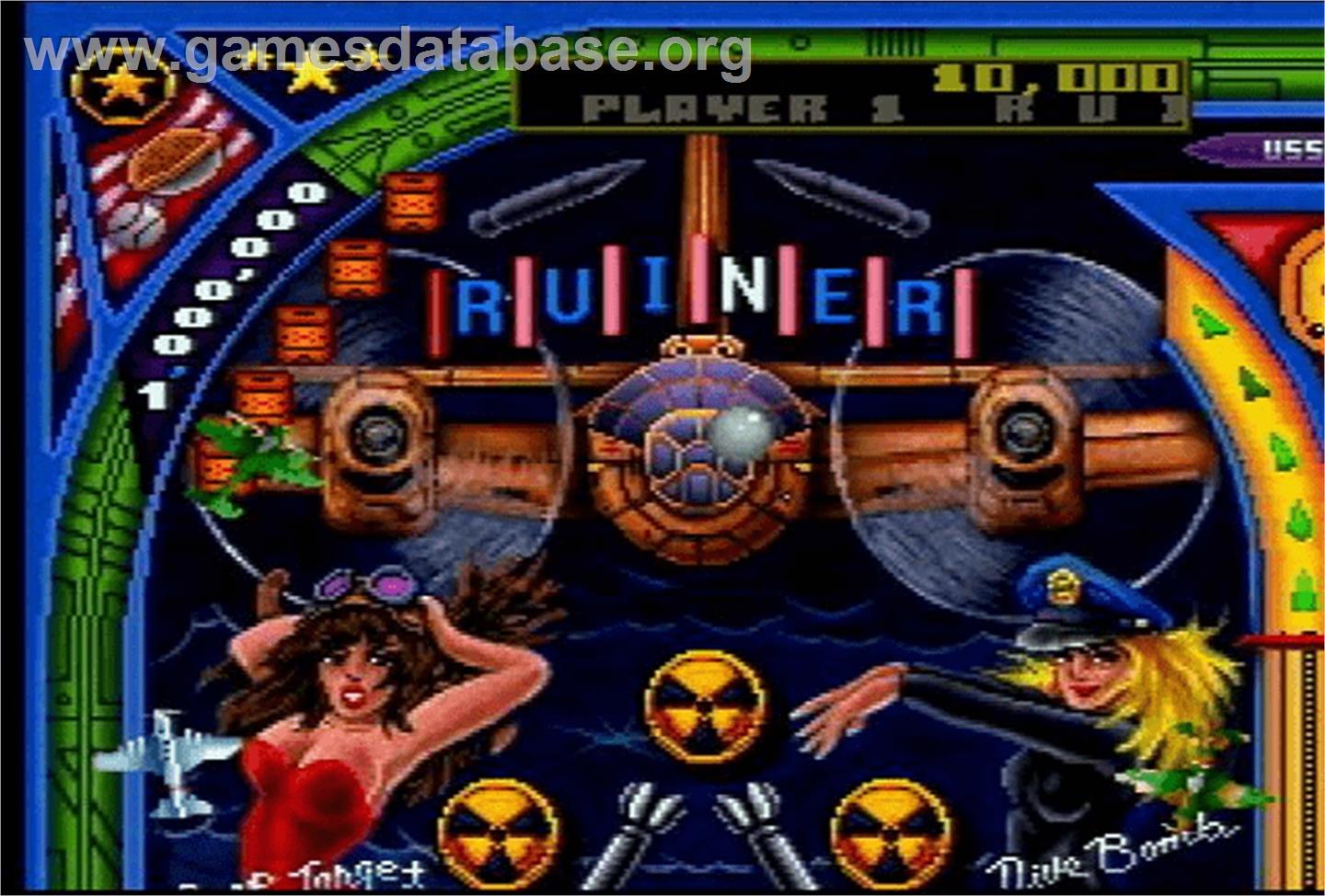 Ruiner Pinball - Atari Jaguar - Artwork - In Game