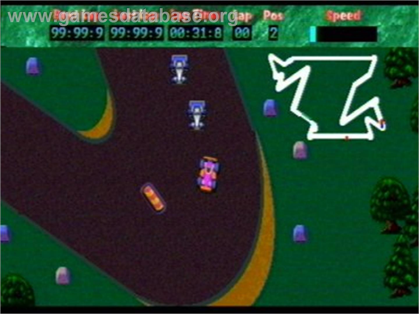 SlamRacer (Demo) - Atari Jaguar - Artwork - In Game