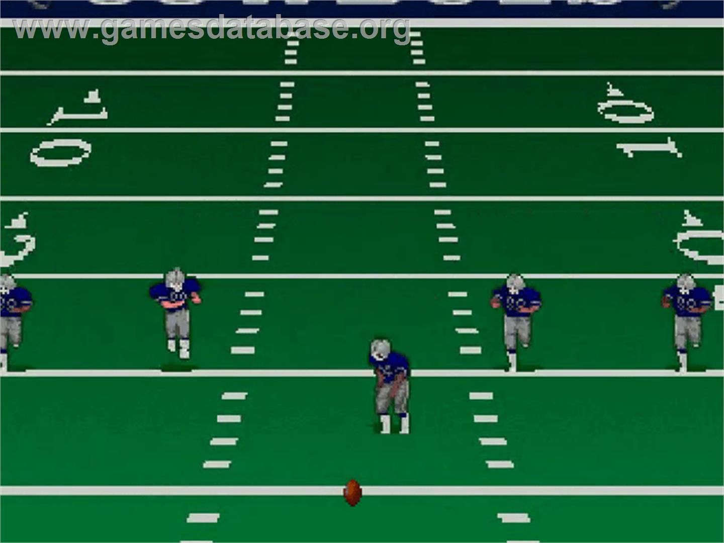 Troy Aikman Nfl Football - Atari Jaguar - Artwork - In Game