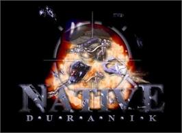 Title screen of Native on the Atari Jaguar.