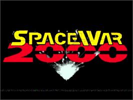 Title screen of Space War 2000 on the Atari Jaguar.