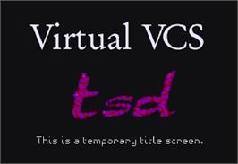 Title screen of Virtual VCS on the Atari Jaguar.