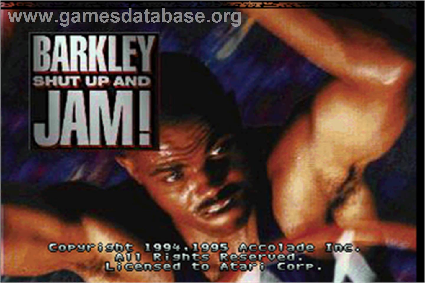 Barkley Shut Up and Jam - Atari Jaguar - Artwork - Title Screen
