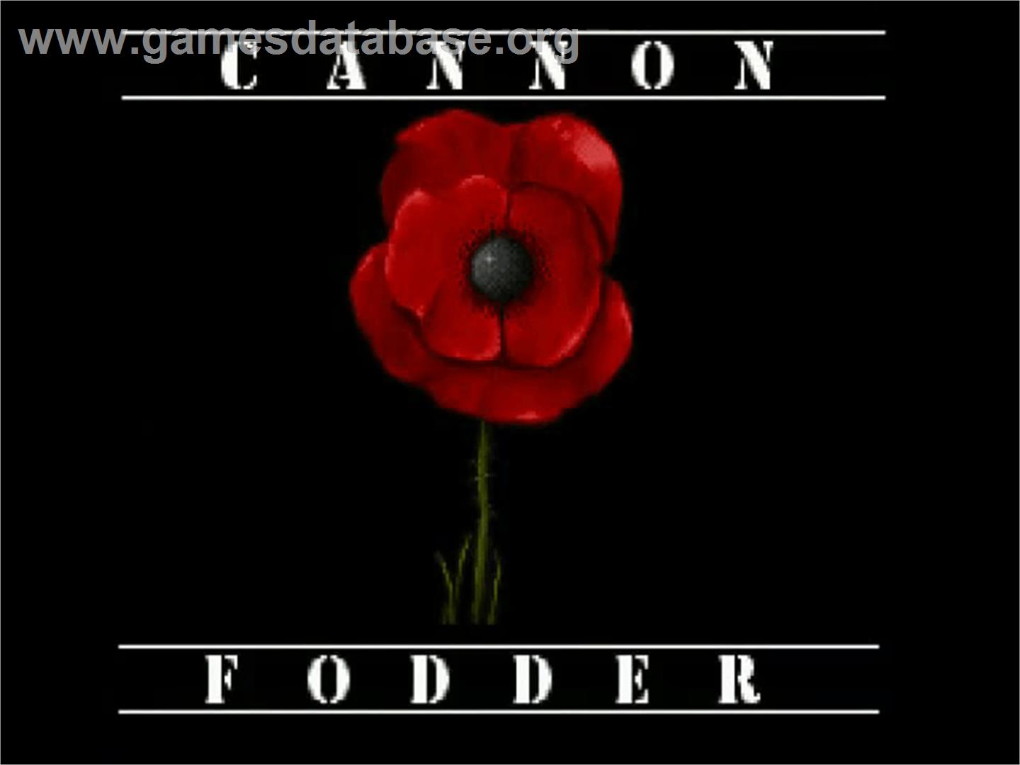 Cannon Fodder - Atari Jaguar - Artwork - Title Screen