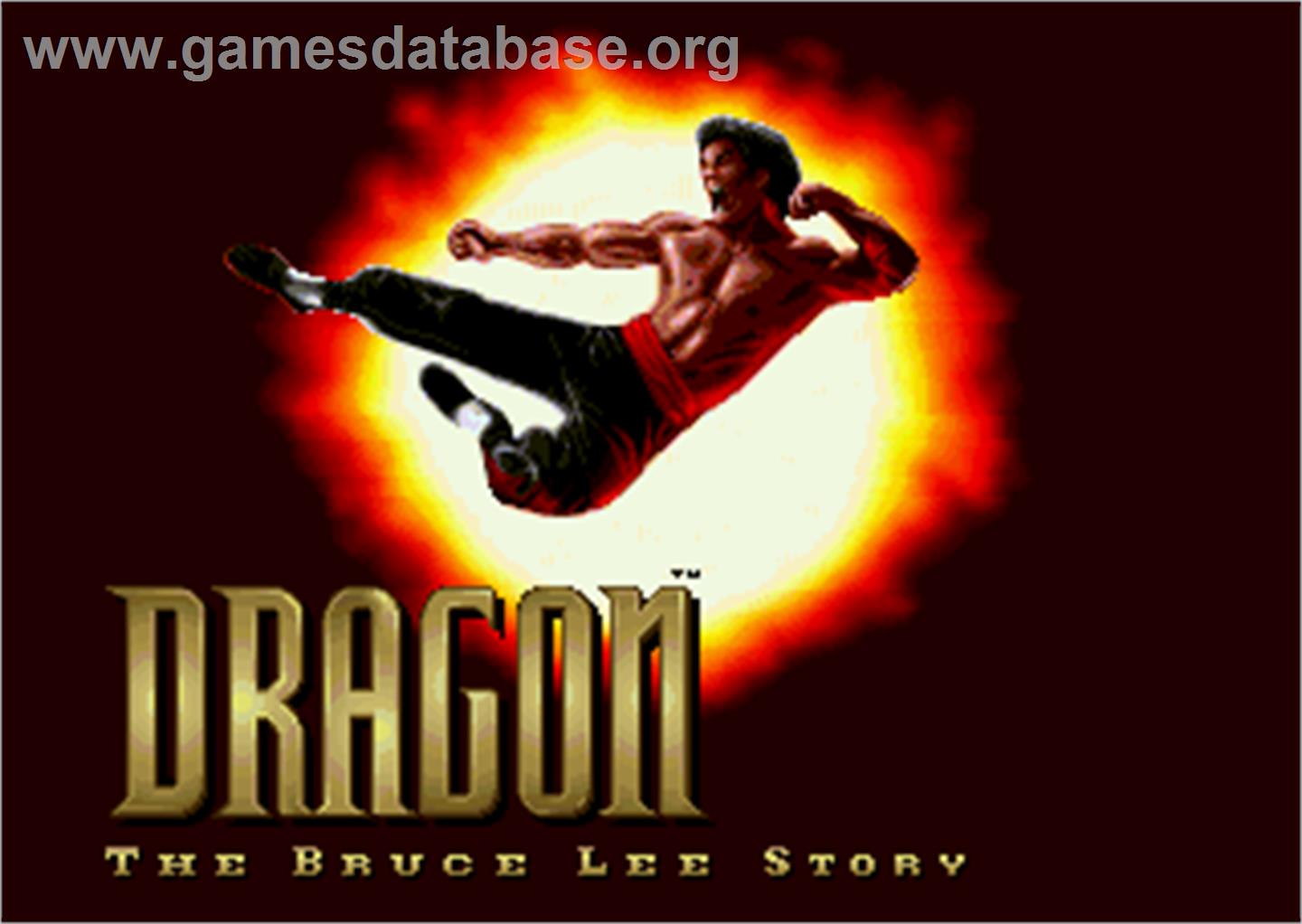 Dragon: The Bruce Lee Story - Atari Jaguar - Artwork - Title Screen