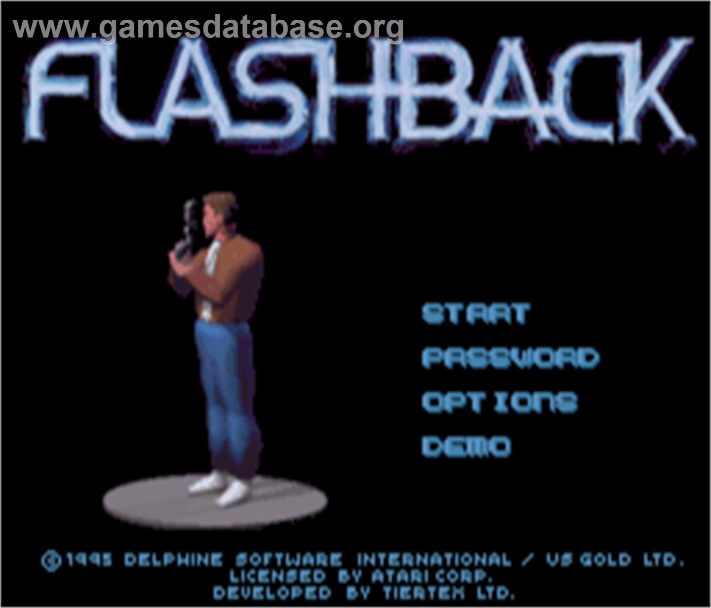 Flashback - Atari Jaguar - Artwork - Title Screen