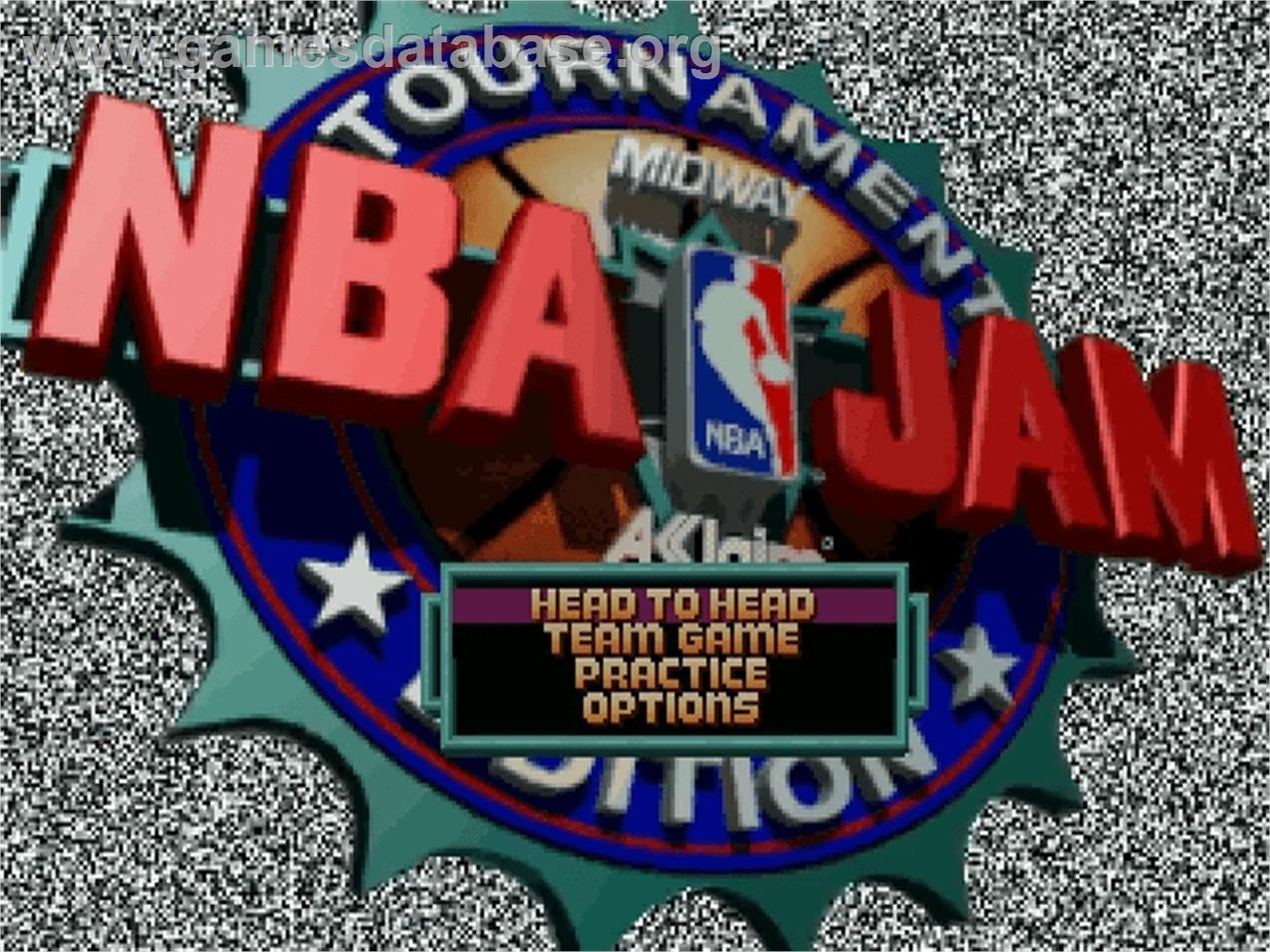 NBA Jam TE - Atari Jaguar - Artwork - Title Screen