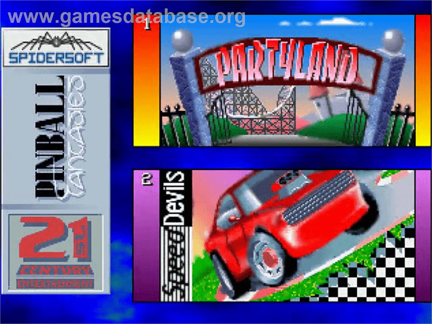 Pinball Fantasies - Atari Jaguar - Artwork - Title Screen