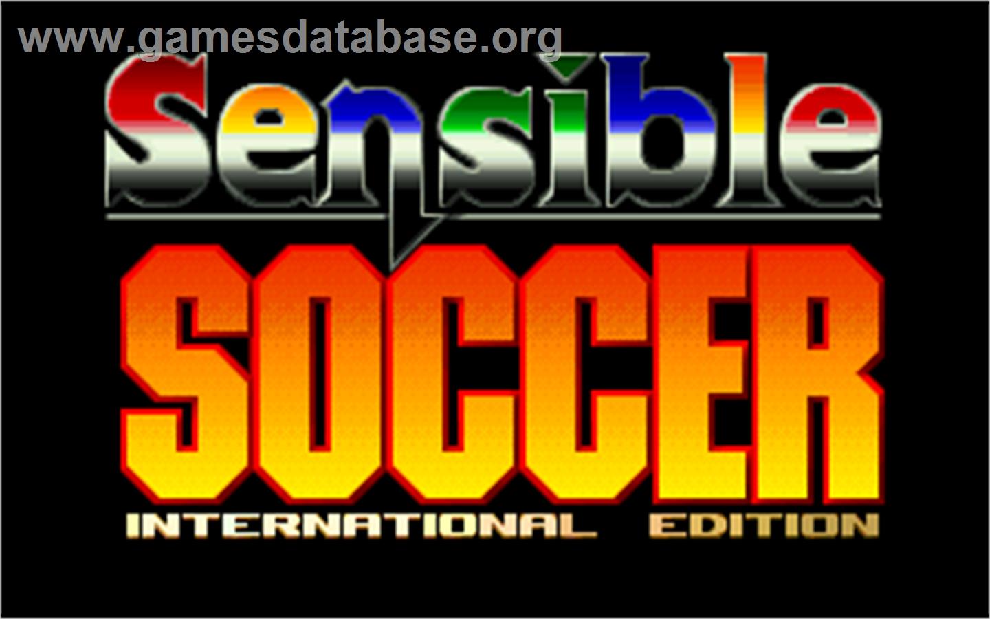 Sensible Soccer: International Edition - Atari Jaguar - Artwork - Title Screen