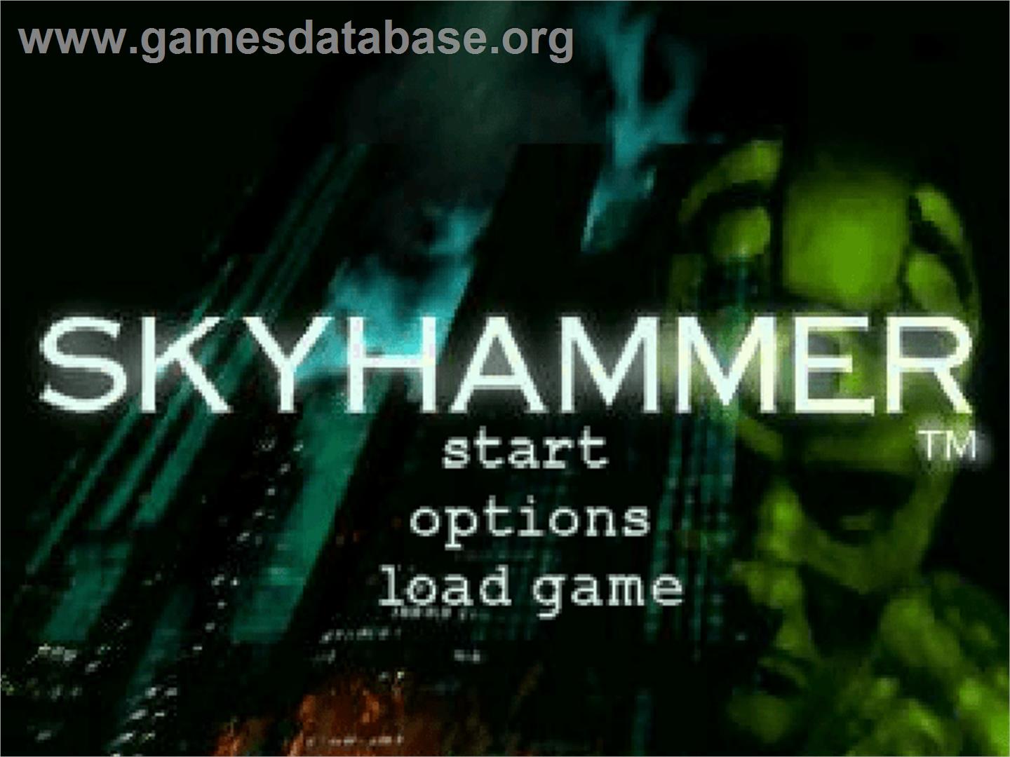 Skyhammer - Atari Jaguar - Artwork - Title Screen