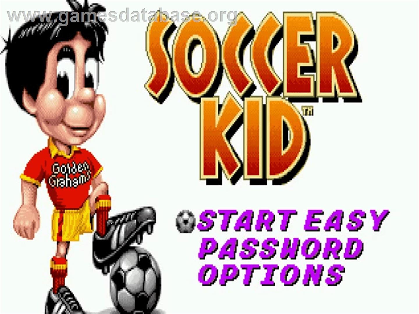 Soccer Kid - Atari Jaguar - Artwork - Title Screen