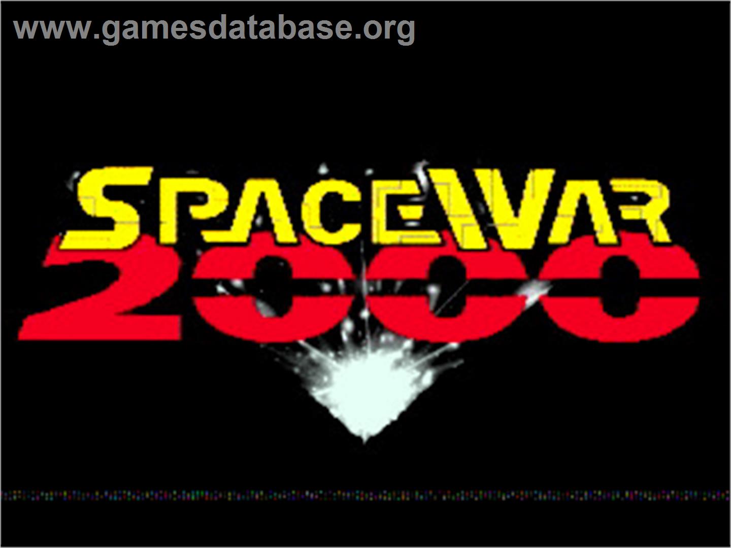 Space War 2000 - Atari Jaguar - Artwork - Title Screen