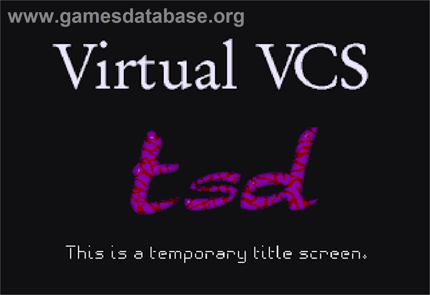 Virtual VCS - Atari Jaguar - Artwork - Title Screen