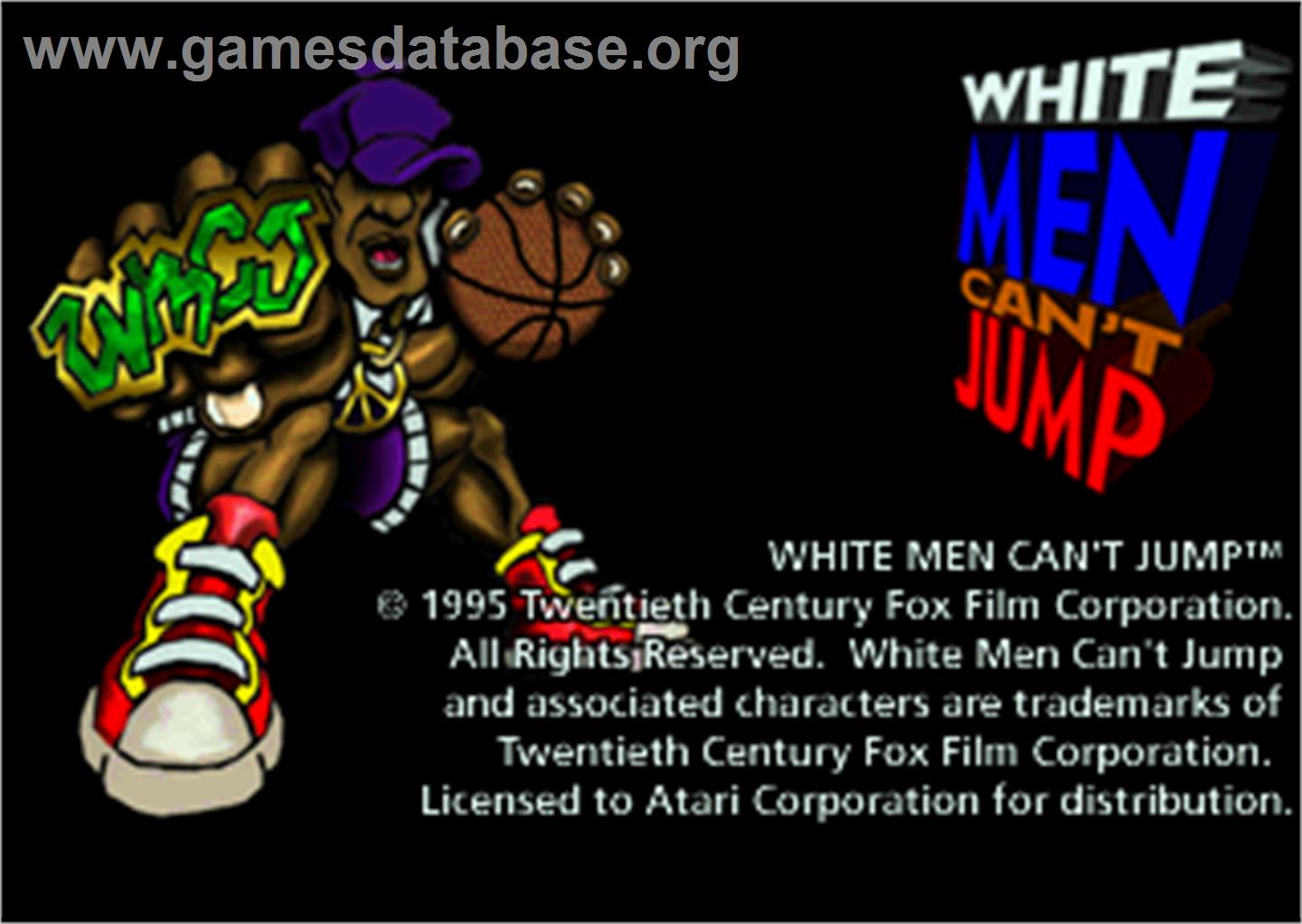 White Men Can't Jump - Atari Jaguar - Artwork - Title Screen