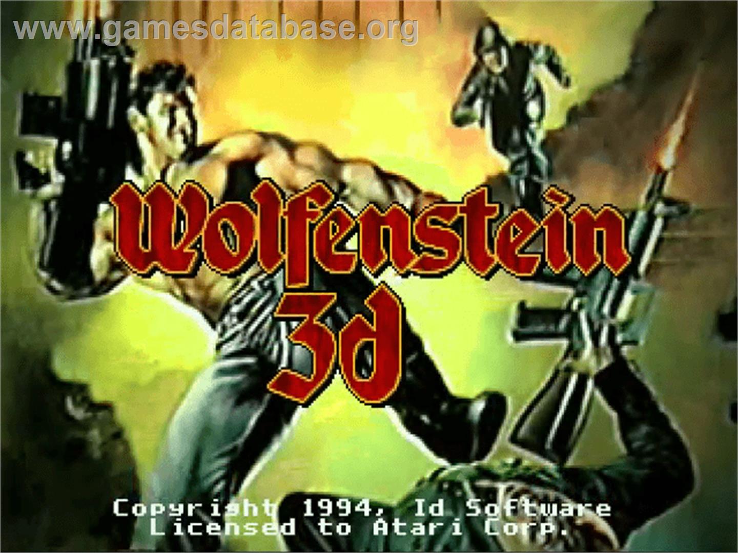Wolfenstein 3D - Atari Jaguar - Artwork - Title Screen