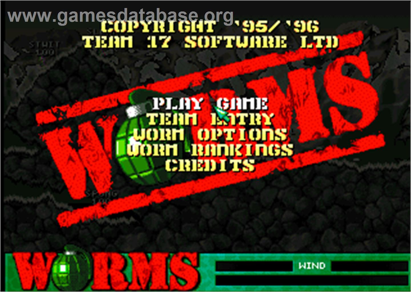 Worms - Atari Jaguar - Artwork - Title Screen