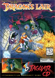 Box cover for Dragon's Lair on the Atari Jaguar CD.
