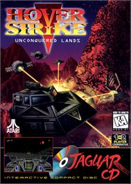 Box cover for Hover Strike - Unconquered Lands on the Atari Jaguar CD.