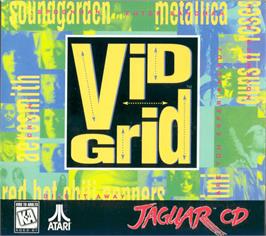 Box cover for Vid Grid on the Atari Jaguar CD.