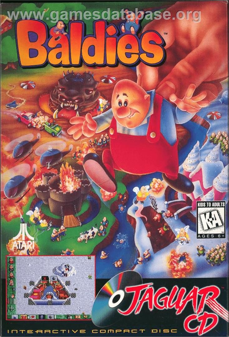 Baldies - Atari Jaguar CD - Artwork - Box