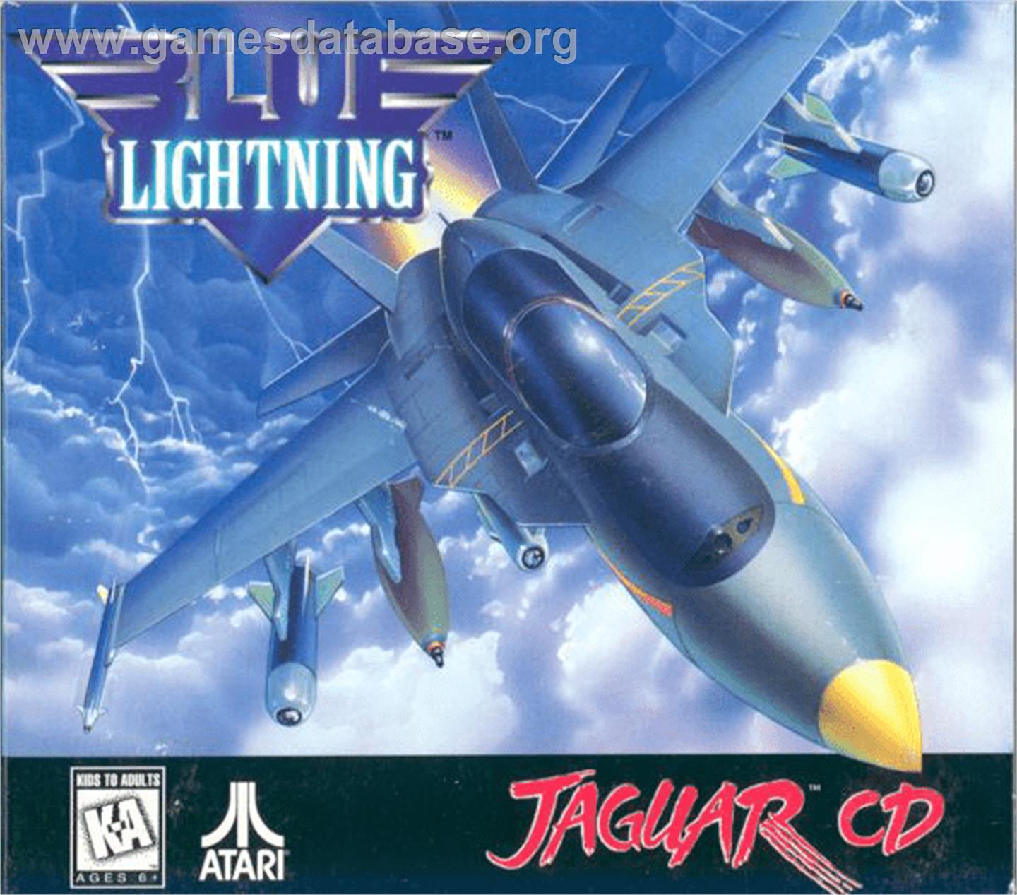 Blue Lightning - Atari Jaguar CD - Artwork - Box