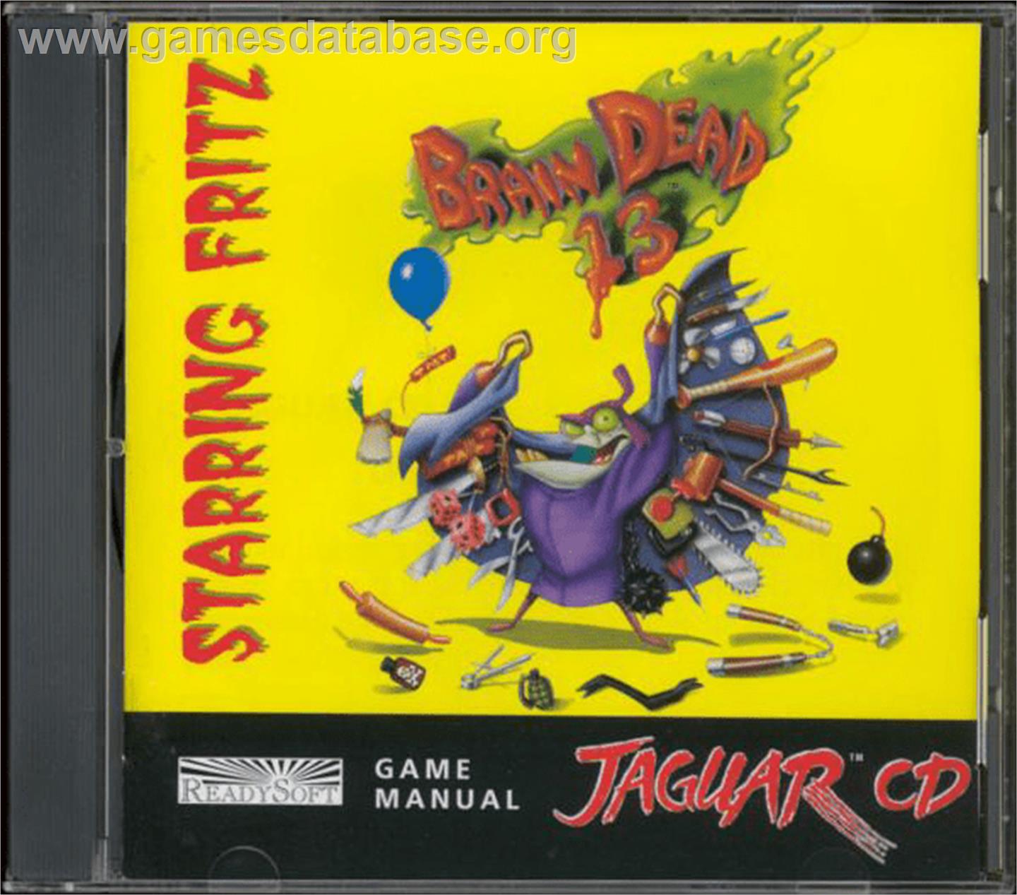 BrainDead 13 - Atari Jaguar CD - Artwork - Box