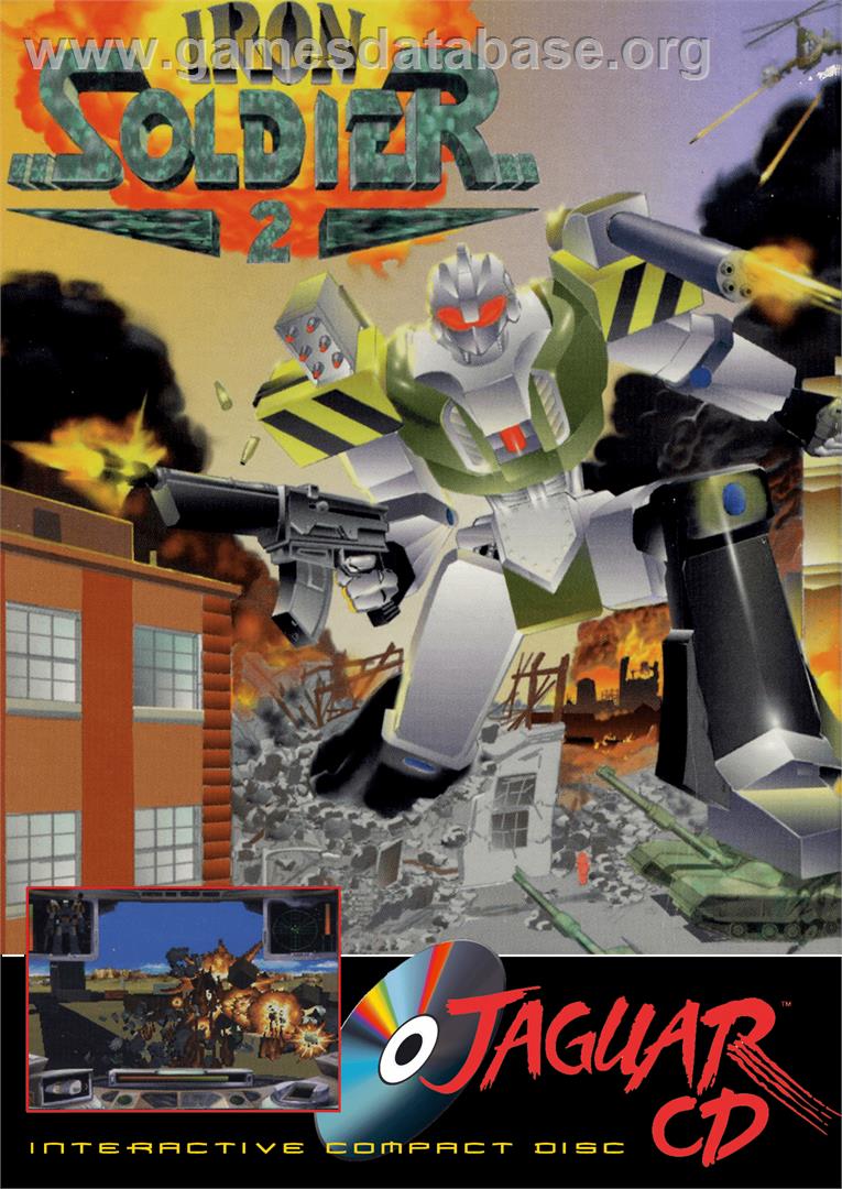 Iron Soldier 2 - Atari Jaguar CD - Artwork - Box