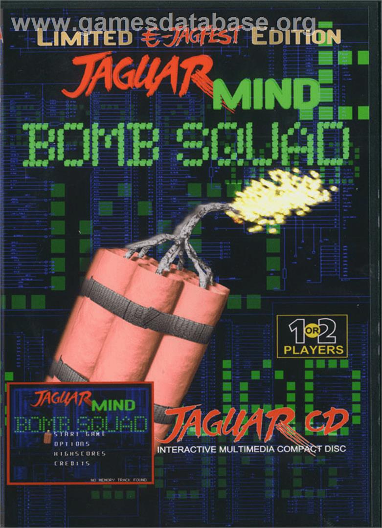 JagMIND Bomb Squad - Atari Jaguar CD - Artwork - Box