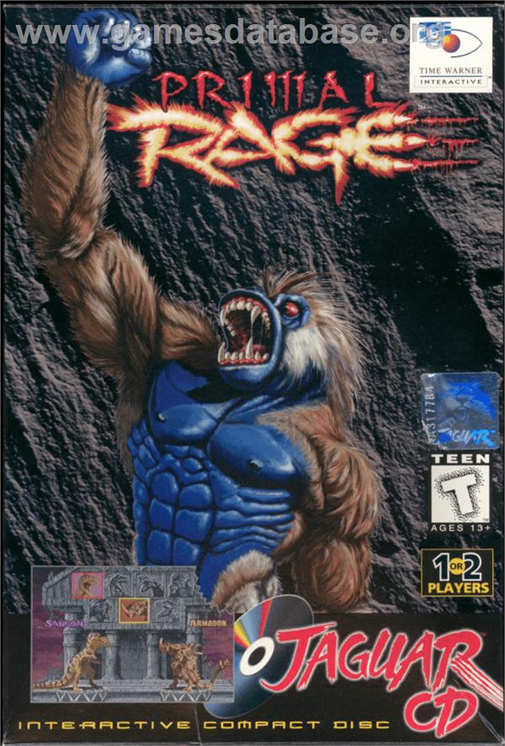 Primal Rage - Atari Jaguar CD - Artwork - Box