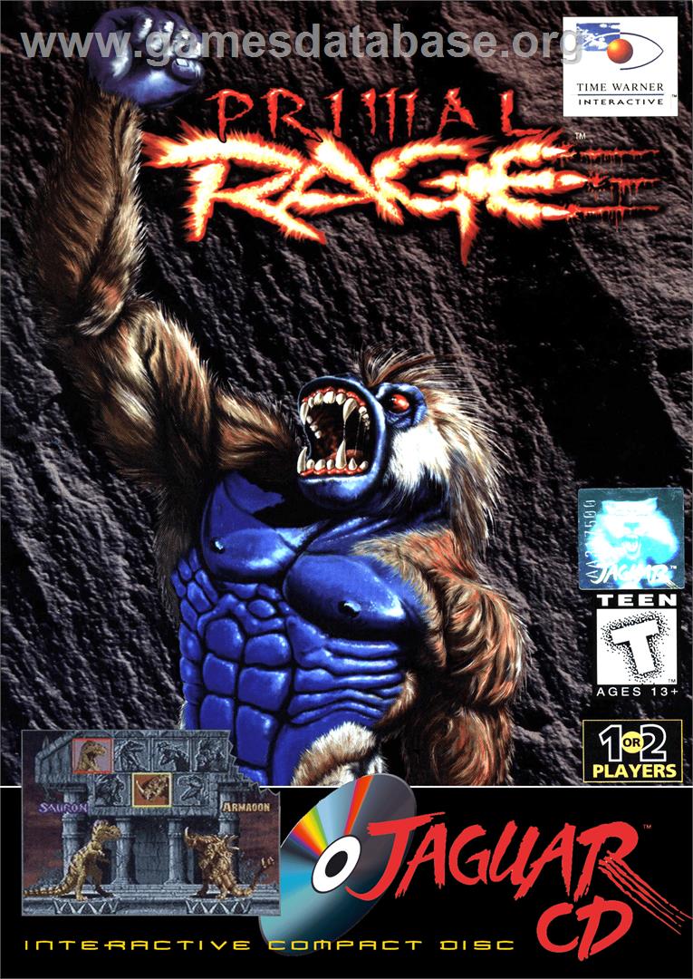 Primal Rage - Atari Jaguar CD - Artwork - Box