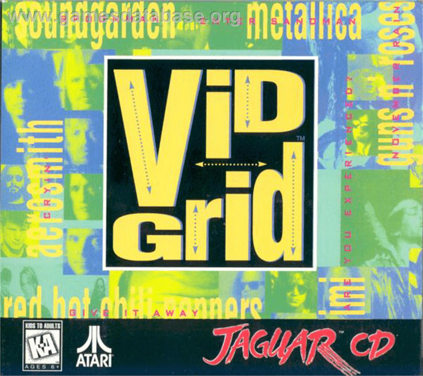 Vid Grid - Atari Jaguar CD - Artwork - Box