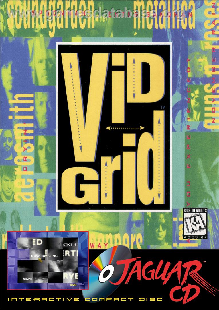 Vid Grid - Atari Jaguar CD - Artwork - Box