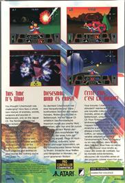 Box back cover for Battlemorph on the Atari Jaguar CD.