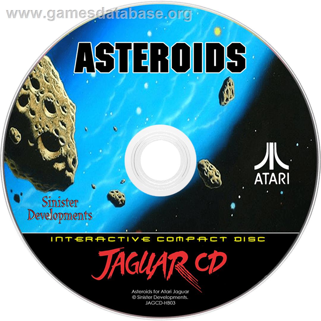 Asteroids - Atari Jaguar CD - Artwork - Disc
