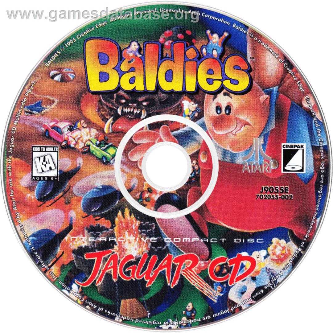 Baldies - Atari Jaguar CD - Artwork - Disc