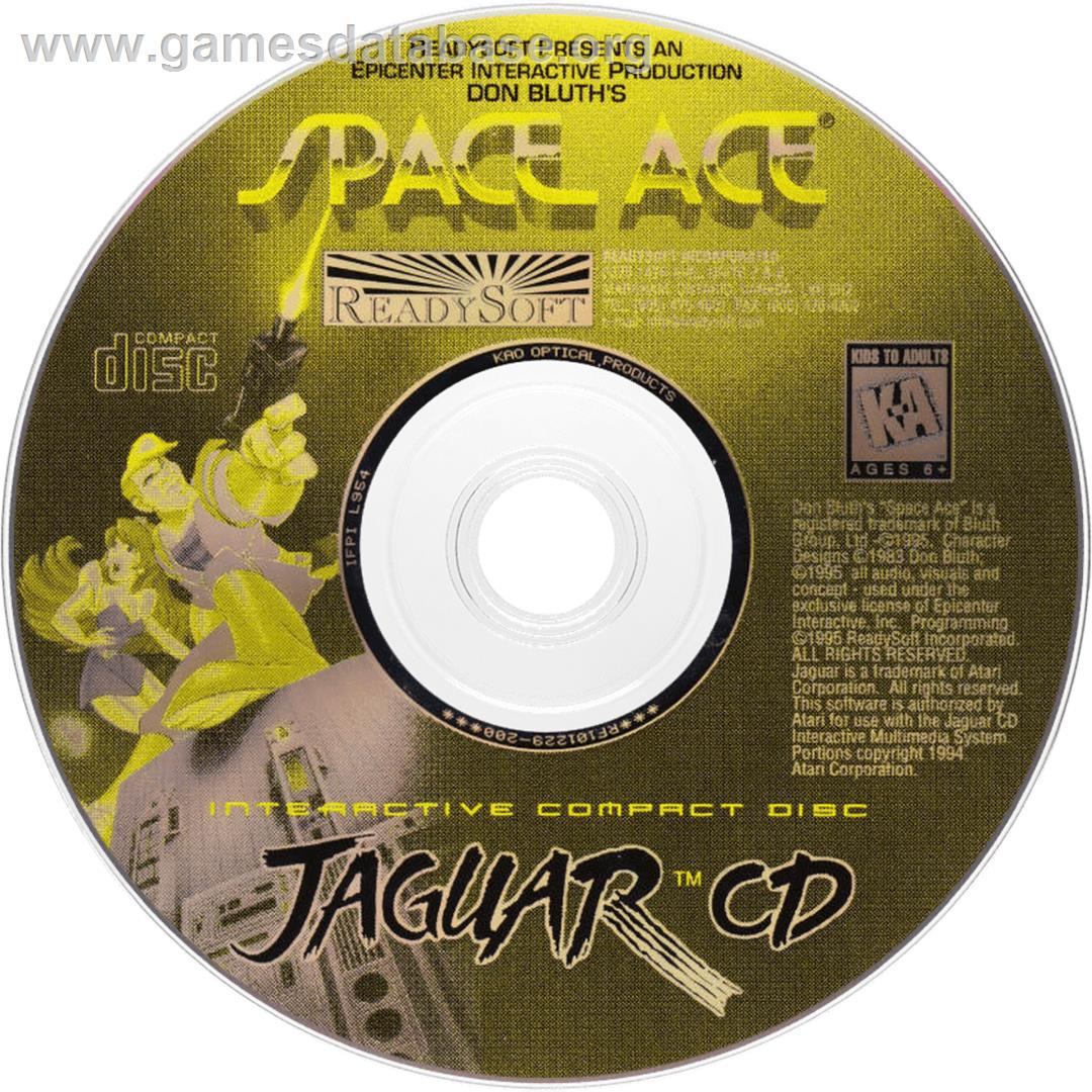 Space Ace - Atari Jaguar CD - Artwork - Disc