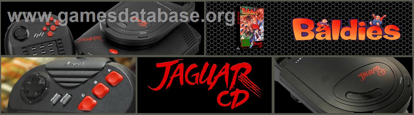 Baldies - Atari Jaguar CD - Artwork - Marquee